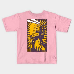 Purple Robot Kids T-Shirt